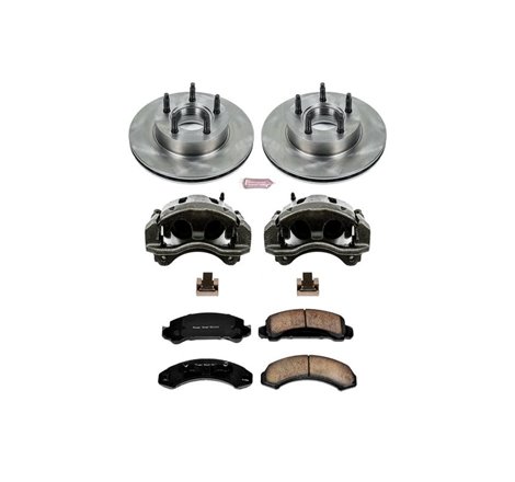 Power Stop 91-92 Ford Explorer Front Autospecialty Brake Kit w/Calipers