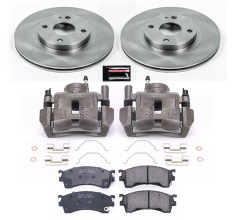 Power Stop 99-00 Mazda Protege Front Autospecialty Brake Kit w/Calipers