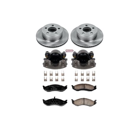 Power Stop 99-01 Jeep Cherokee Front Autospecialty Brake Kit w/Calipers