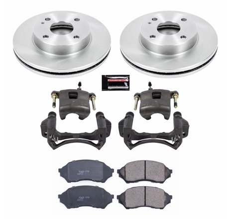 Power Stop 99-01 Mazda Protege Front Autospecialty Brake Kit w/Calipers