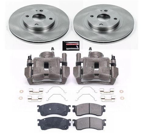 Power Stop 01-03 Mazda Protege Front Autospecialty Brake Kit w/Calipers