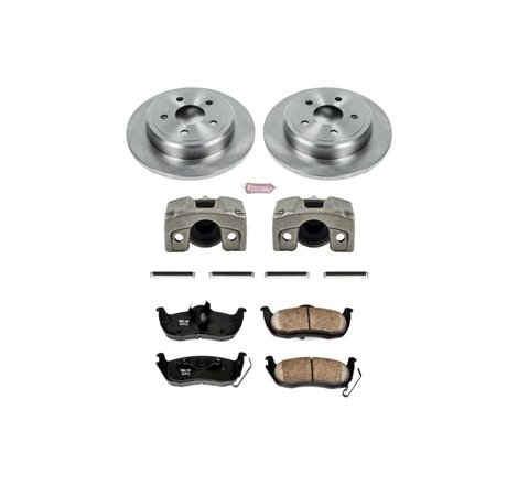 Power Stop 06-10 Jeep Commander Rear Autospecialty Brake Kit w/Calipers