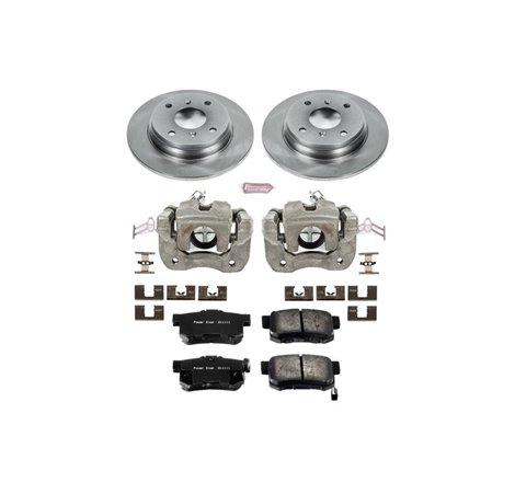 Power Stop 92-96 Honda Prelude Rear Autospecialty Brake Kit w/Calipers