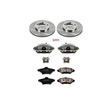 Power Stop 94-98 Ford Mustang Front Autospecialty Brake Kit w/Calipers