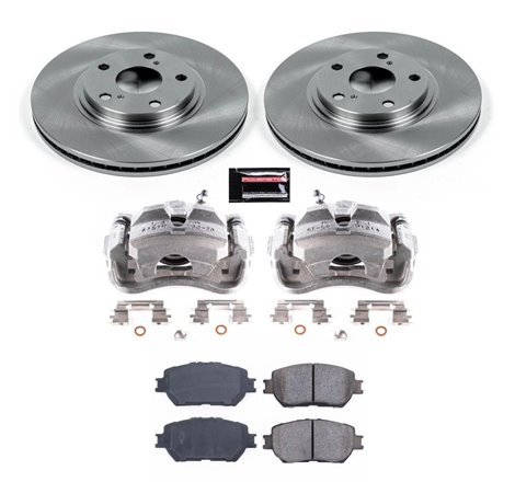 Power Stop 02-04 Toyota Camry Front Autospecialty Brake Kit w/Calipers