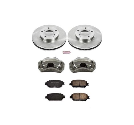 Power Stop 02-06 Toyota Camry Front Autospecialty Brake Kit w/Calipers