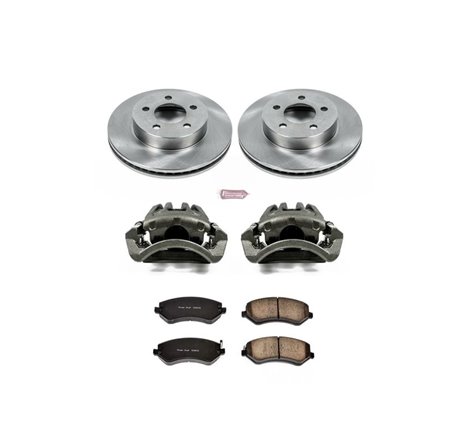 Power Stop 02-07 Jeep Liberty Front Autospecialty Brake Kit w/Calipers