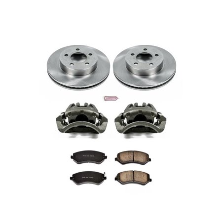 Power Stop 02-07 Jeep Liberty Front Autospecialty Brake Kit w/Calipers