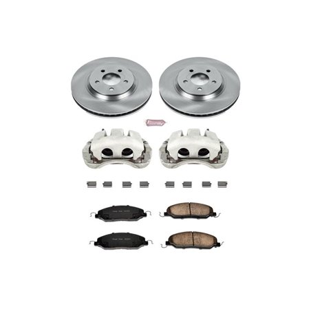 Power Stop 05-10 Ford Mustang Front Autospecialty Brake Kit w/Calipers