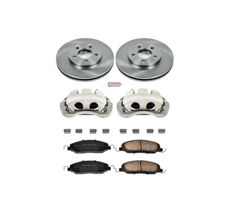 Power Stop 05-10 Ford Mustang Front Autospecialty Brake Kit w/Calipers