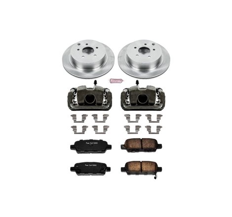 Power Stop 03-12 Infiniti FX35 Rear Autospecialty Brake Kit w/Calipers