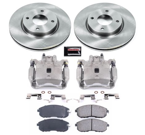 Power Stop 07-12 Nissan Versa Front Autospecialty Brake Kit w/Calipers