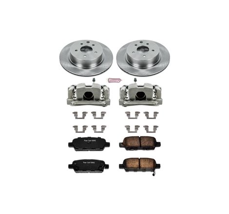 Power Stop 08-12 Infiniti EX35 Rear Autospecialty Brake Kit w/Calipers