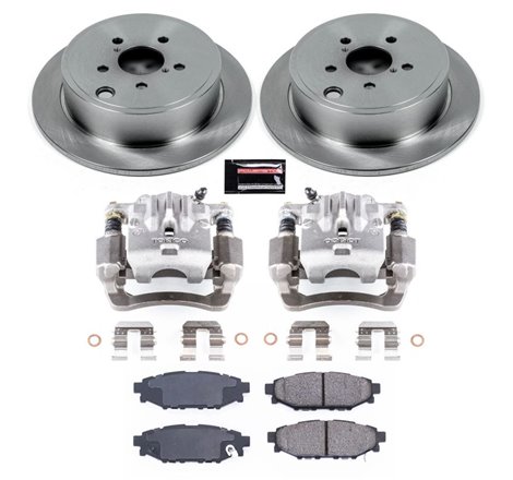 Power Stop 10-14 Subaru Legacy Rear Autospecialty Brake Kit w/Calipers