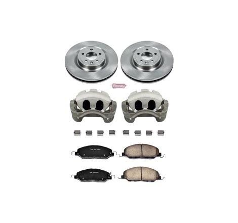 Power Stop 11-14 Ford Mustang Front Autospecialty Brake Kit w/Calipers