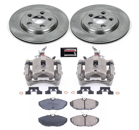 Power Stop 2005 Jaguar Vanden Plas Rear Autospecialty Brake Kit w/Calipers