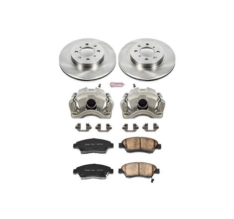 Power Stop 93-95 Honda Civic Front Autospecialty Brake Kit w/Calipers