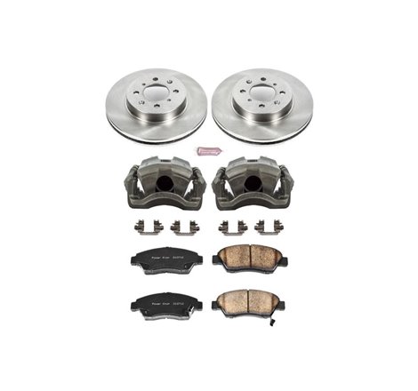 Power Stop 93-95 Honda Civic Front Autospecialty Brake Kit w/Calipers