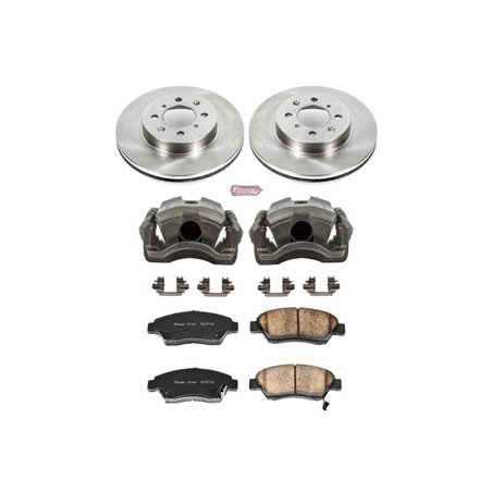 Power Stop 93-95 Honda Civic Front Autospecialty Brake Kit w/Calipers