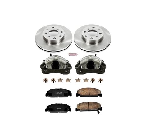 Power Stop 90-00 Honda Civic Front Autospecialty Brake Kit w/Calipers