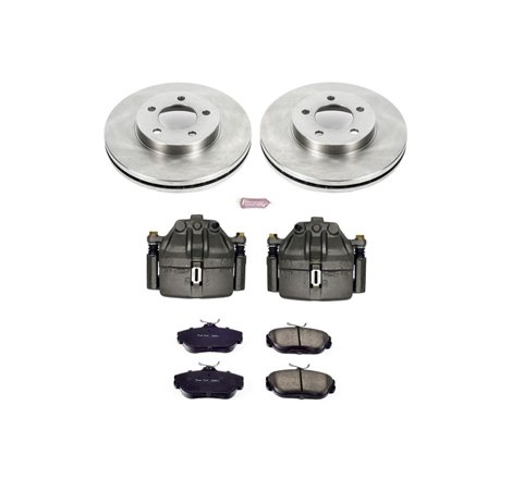 Power Stop 94-00 Ford Taurus Front Autospecialty Brake Kit w/Calipers