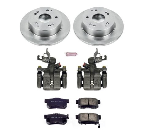 Power Stop 98-02 Honda Accord Rear Autospecialty Brake Kit w/Calipers