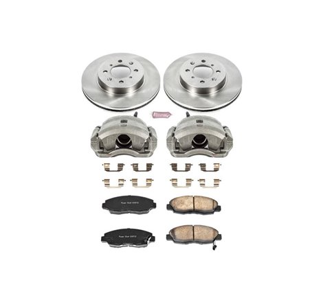 Power Stop 01-05 Honda Civic Front Autospecialty Brake Kit w/Calipers