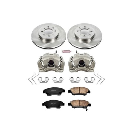 Power Stop 03-05 Honda Civic Front Autospecialty Brake Kit w/Calipers