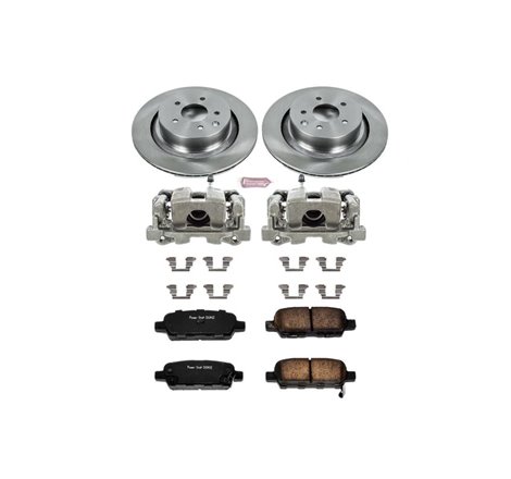 Power Stop 07-08 Infiniti G35 Rear Autospecialty Brake Kit w/Calipers