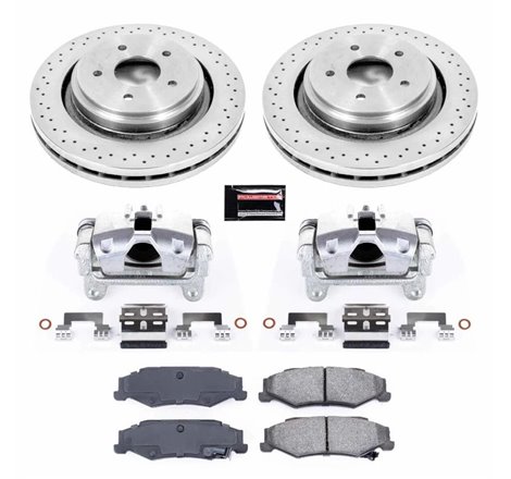 Power Stop 06-09 Cadillac XLR Rear Autospecialty Brake Kit w/Calipers