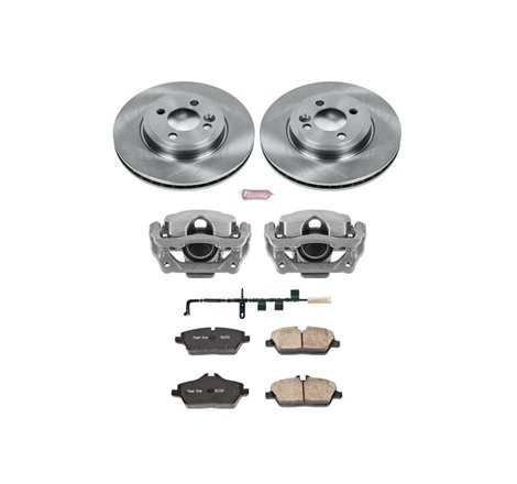 Power Stop 07-10 Mini Cooper Front Autospecialty Brake Kit w/Calipers