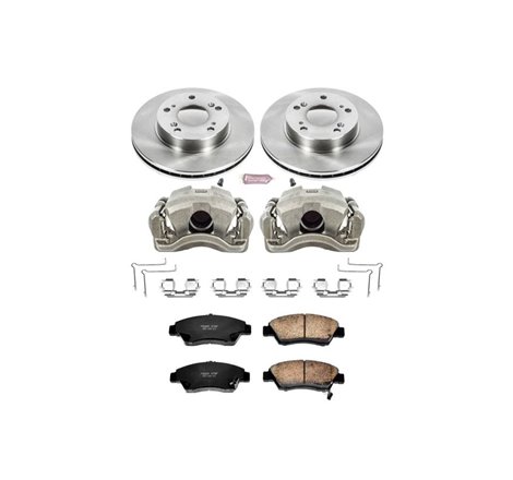 Power Stop 06-11 Honda Civic Front Autospecialty Brake Kit w/Calipers