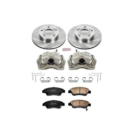 Power Stop 06-11 Honda Civic Front Autospecialty Brake Kit w/Calipers