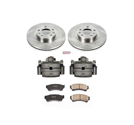 Power Stop 06-12 Ford Fusion Front Autospecialty Brake Kit w/Calipers