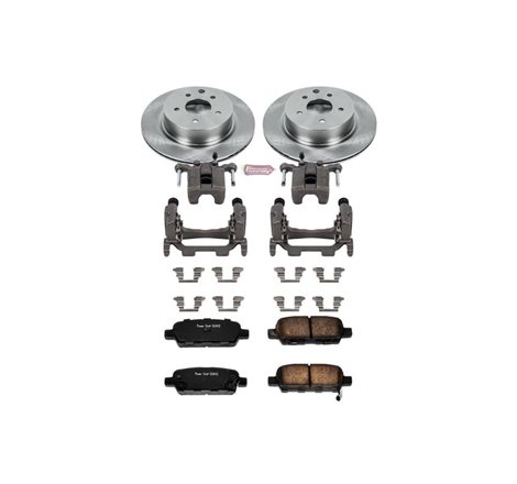 Power Stop 11-12 Infiniti G25 Rear Autospecialty Brake Kit w/Calipers