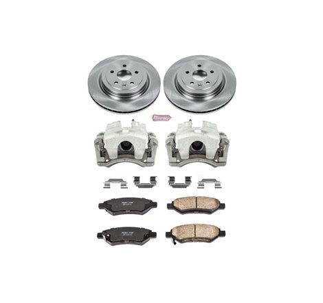 Power Stop 08-14 Cadillac CTS Rear Autospecialty Brake Kit w/Calipers