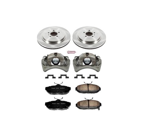 Power Stop 13-14 Ford Mustang Rear Autospecialty Brake Kit w/Calipers