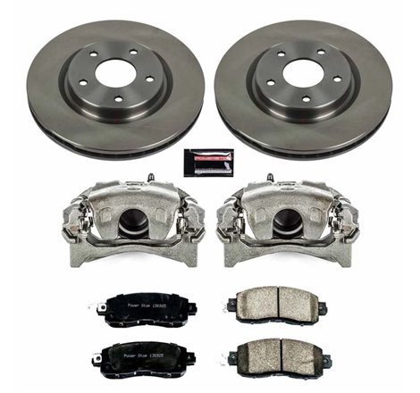 Power Stop 14-17 Nissan Leaf Front Autospecialty Brake Kit w/Calipers