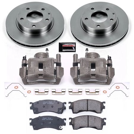 Power Stop 93-97 Ford Probe Front Autospecialty Brake Kit w/Calipers