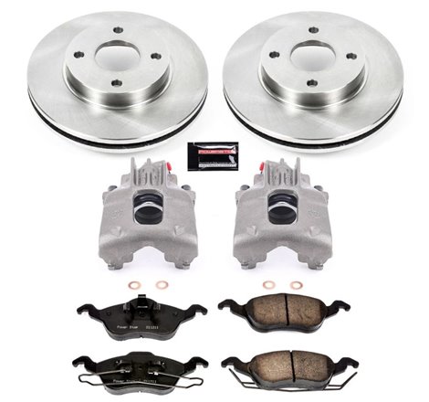 Power Stop 00-04 Ford Focus Front Autospecialty Brake Kit w/Calipers