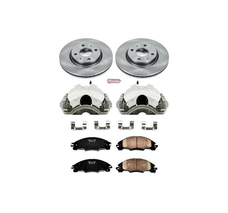 Power Stop 08-11 Ford Focus Front Autospecialty Brake Kit w/Calipers