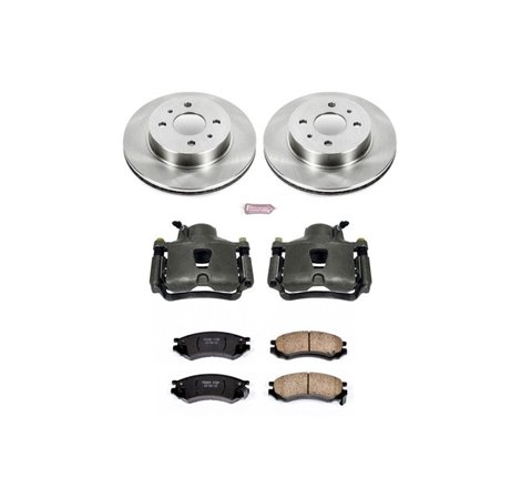 Power Stop 91-92 Saturn SC Front Autospecialty Brake Kit w/Calipers