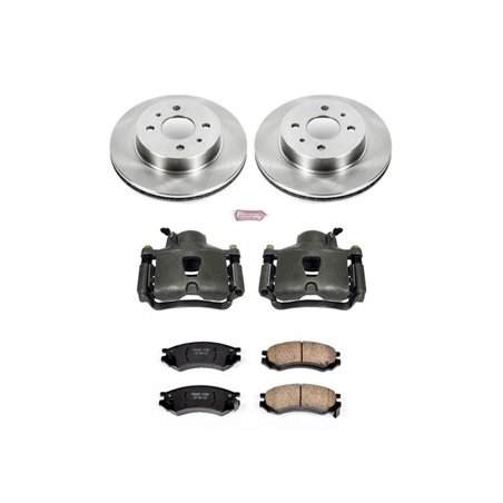 Power Stop 91-92 Saturn SC Front Autospecialty Brake Kit w/Calipers