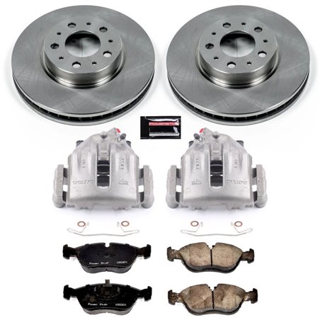 Power Stop 94-97 Volvo 850 Front Autospecialty Brake Kit w/Calipers