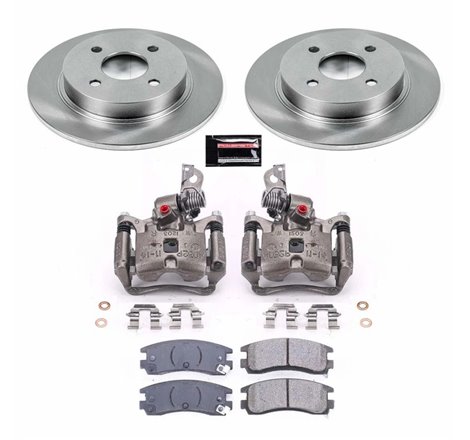 Power Stop 96-98 Saturn SC1 Rear Autospecialty Brake Kit w/Calipers