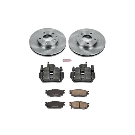 Power Stop 98-02 Mazda 626 Front Autospecialty Brake Kit w/Calipers