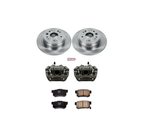 Power Stop 02-04 Honda CR-V Rear Autospecialty Brake Kit w/Calipers