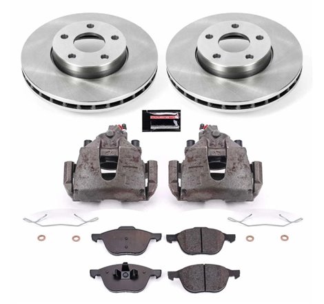 Power Stop 12-13 Volvo C30 Front Autospecialty Brake Kit w/Calipers