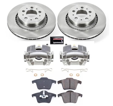 Power Stop 03-14 Volvo XC90 Rear Autospecialty Brake Kit w/Calipers