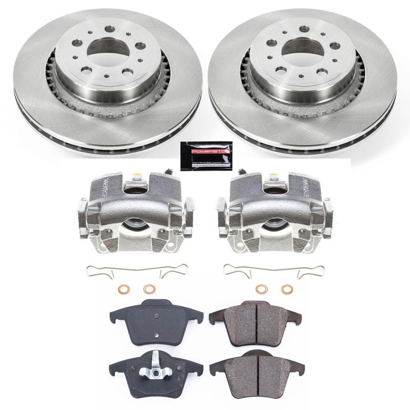 Power Stop 03-14 Volvo XC90 Rear Autospecialty Brake Kit w/Calipers